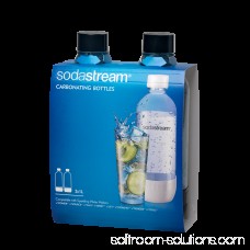 SodaStream 1 Liter Carbonating Bottles Twin Pack, Black 550463914
